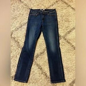 ZARA denim size 10 fabric tag cut out. Lots of stretch to these (T111)